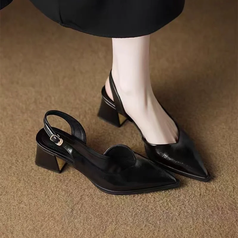 Serra Leather Heels - Image 4