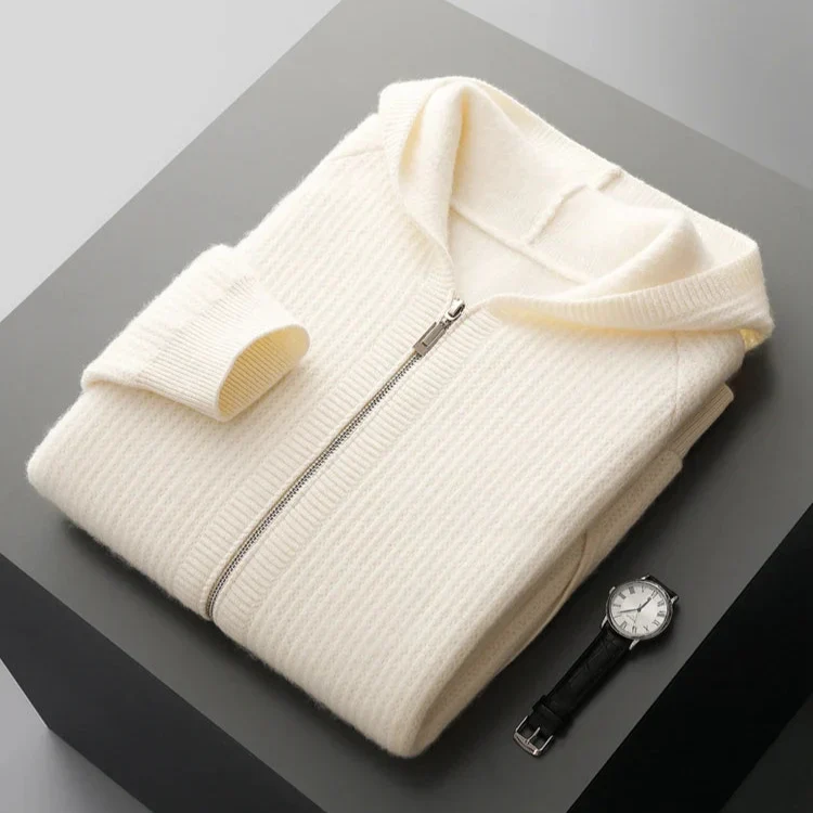 Sorrento Cashmere Zip Hoodie - Image 4