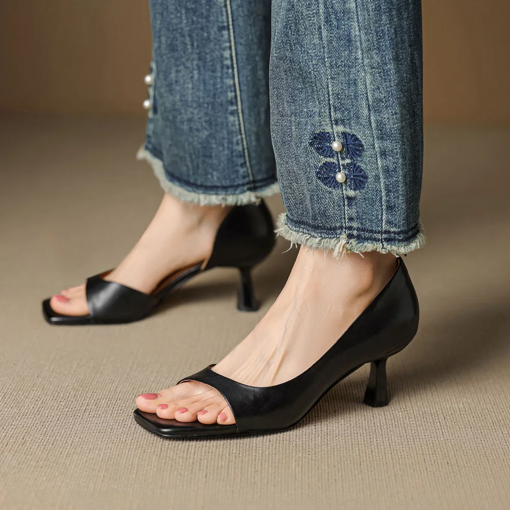 Valenti Leather Heels - Image 5
