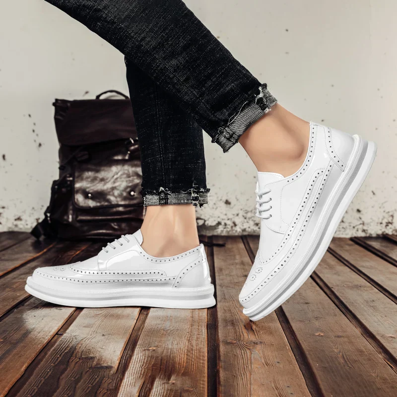 Vintari Leather Sneakers - Image 6