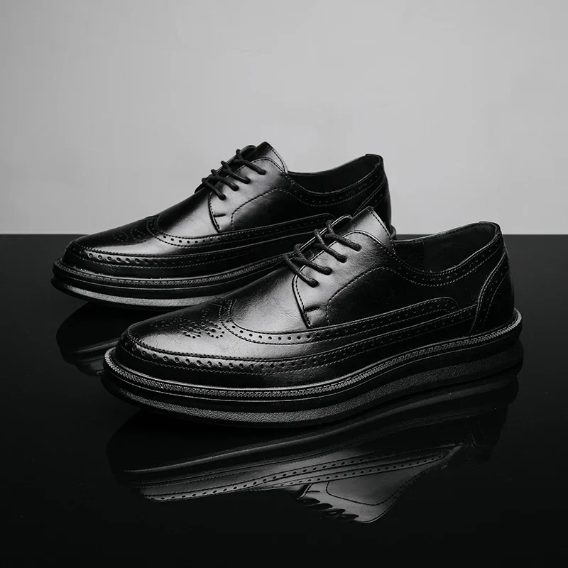 Vintari Leather Sneakers - Image 8